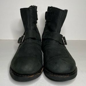 Black speed & strength riding boots